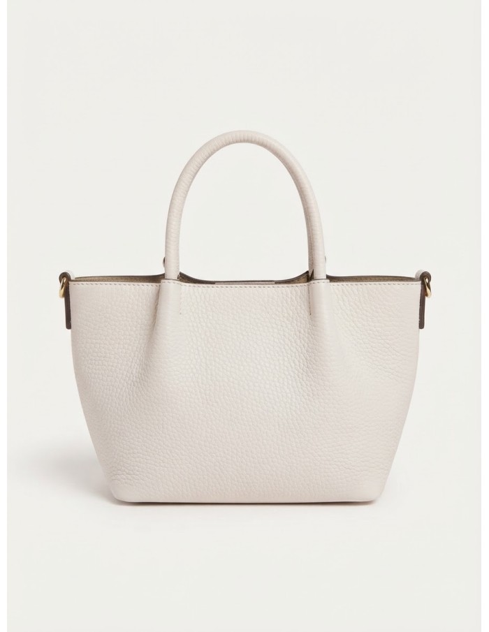 Sac Cabas Blanc Ceinture Verte | Zerda