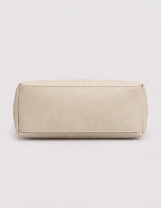 Sac Porté Épaule Beige Fermoir Doré | Zerda 2