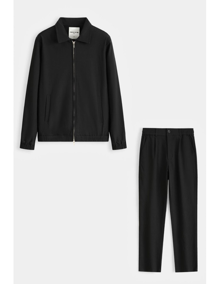 Ensemble Veste Pantalon Noir Homme | Zerda
