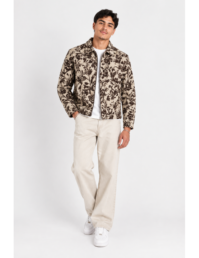 Veste Fleurie Homme Jacquard | Zerda