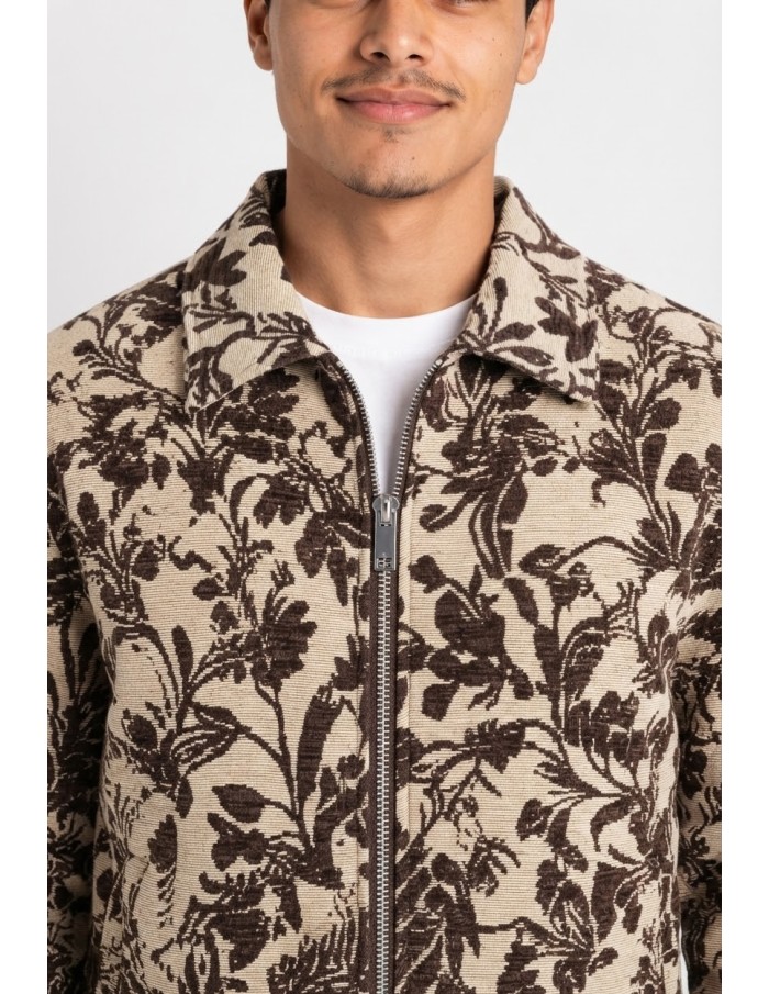 Veste Fleurie Homme Jacquard | Zerda