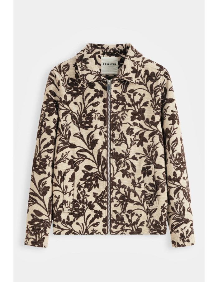 Veste Fleurie Homme Jacquard | Zerda