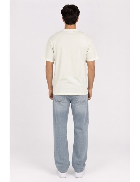 T-Shirt Basique Beige Homme Coton | Zerda