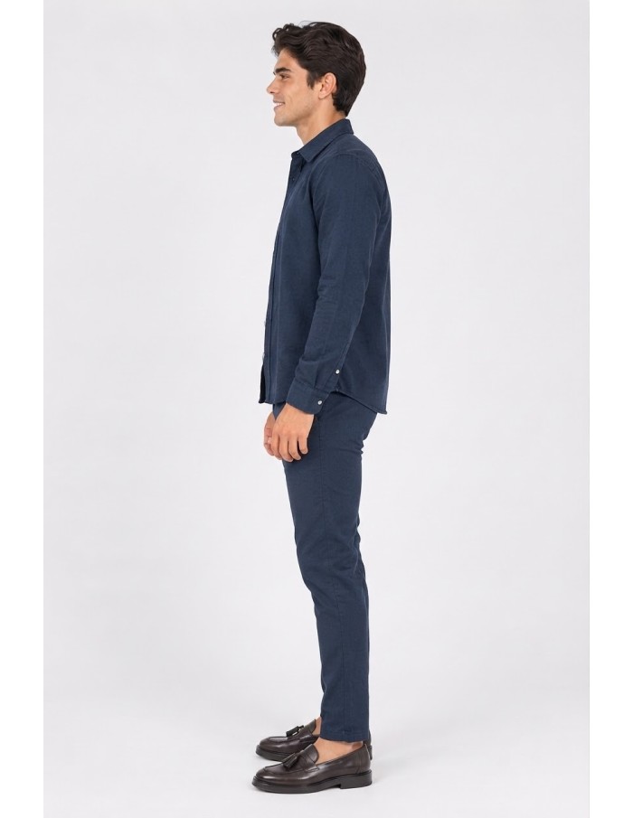 Pantalon Chino Bleu Marine Homme | Zerda