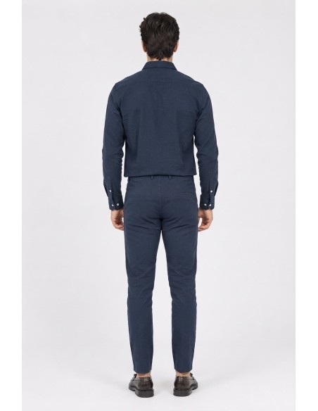 Pantalon Chino Bleu Marine Homme | Zerda