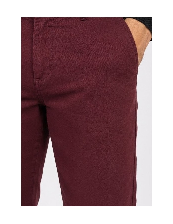 Pantalon Chino Bordeaux Homme | Zerda