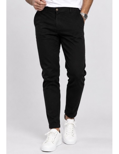 Pantalon Chino Noir Homme | Zerda