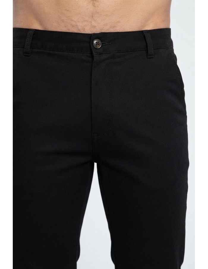 Pantalon Chino Noir Homme | Zerda