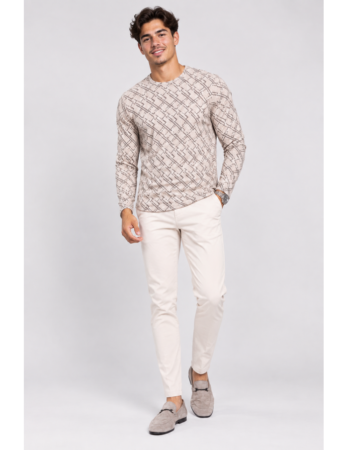 Pantalon Chino Beige Homme | Zerda