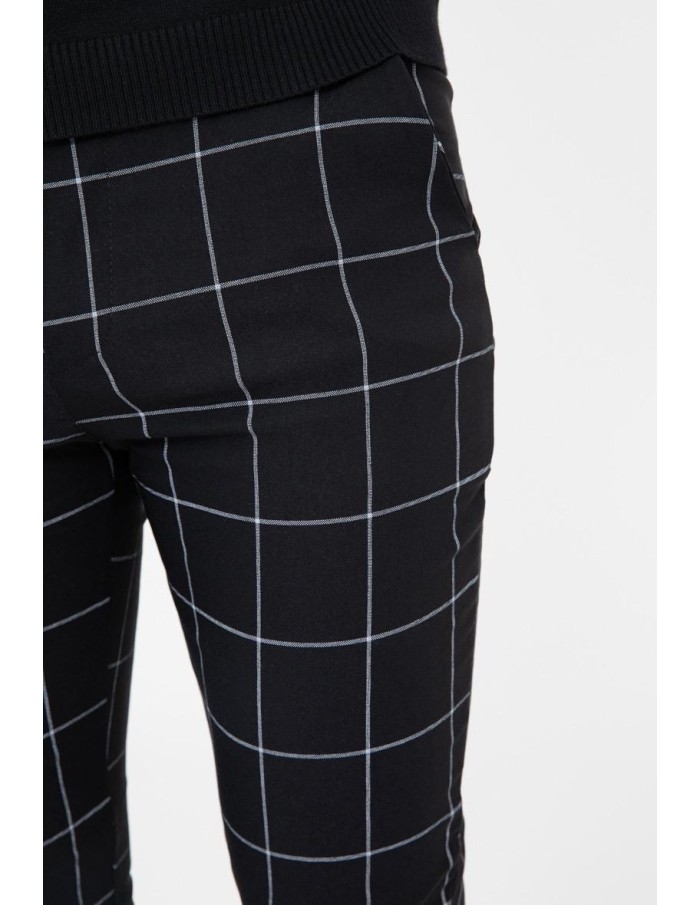 Pantalon Carreaux Noir Homme | Zerda