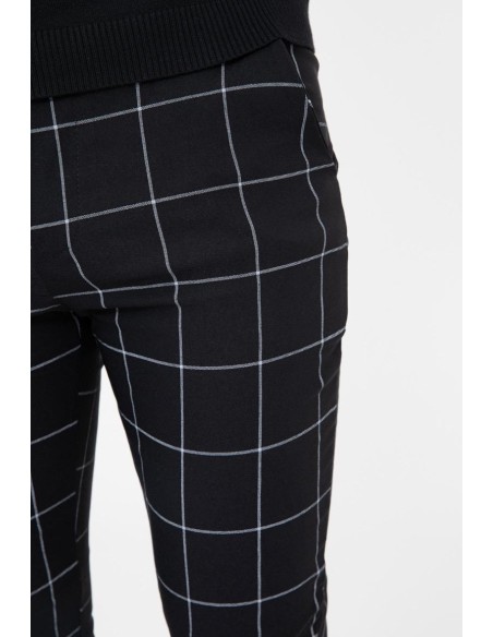 Pantalon Carreaux Noir Homme | Zerda