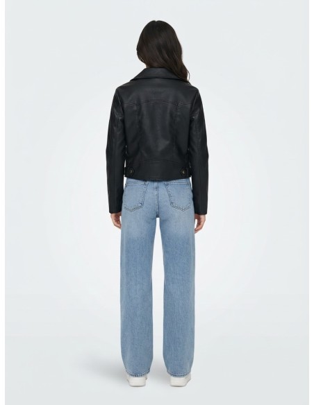 Perfecto Similicuir Noir Femme Zippé | Zerda