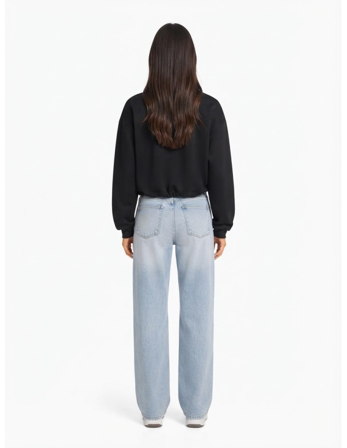 Sweat Iconic Club Noir Femme | Zerda