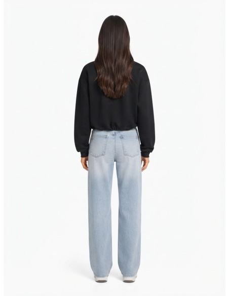 Sweat Iconic Club Noir Femme | Zerda