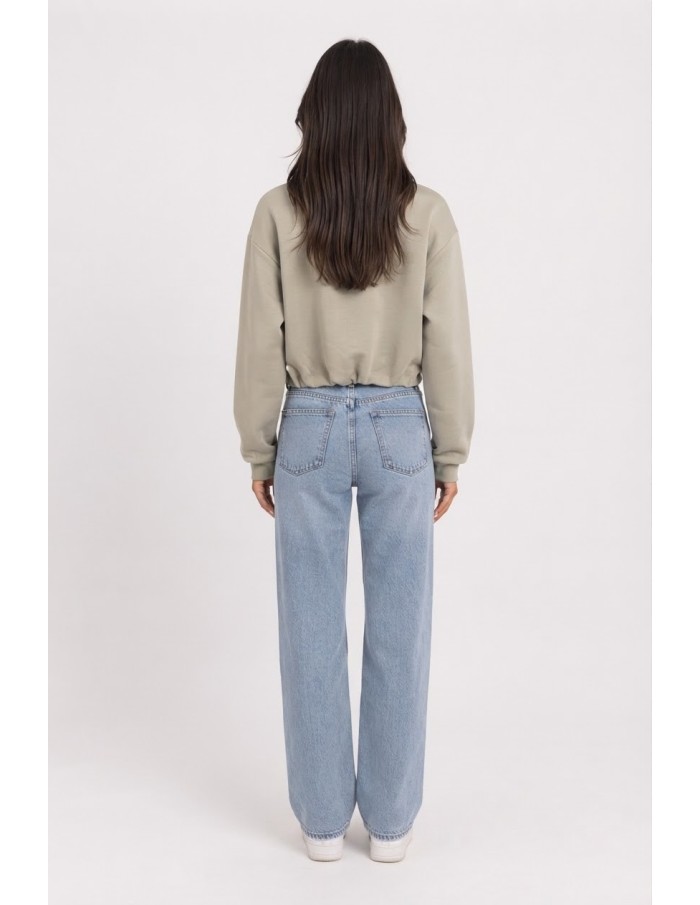 Sweat Iconic Club Taupe Femme | Zerda