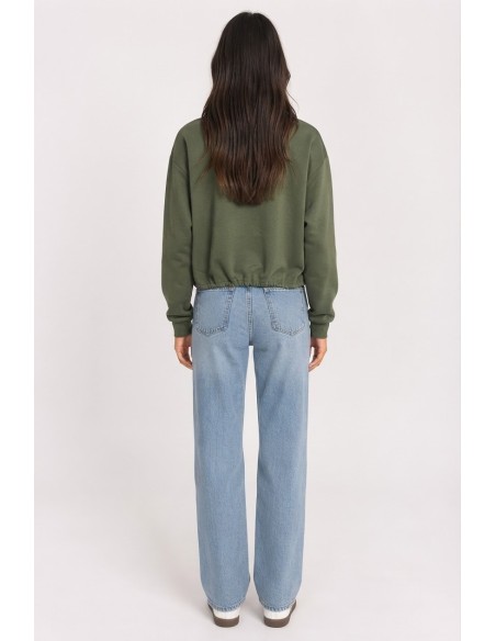 Sweat Iconic Club Kaki Femme | Zerda