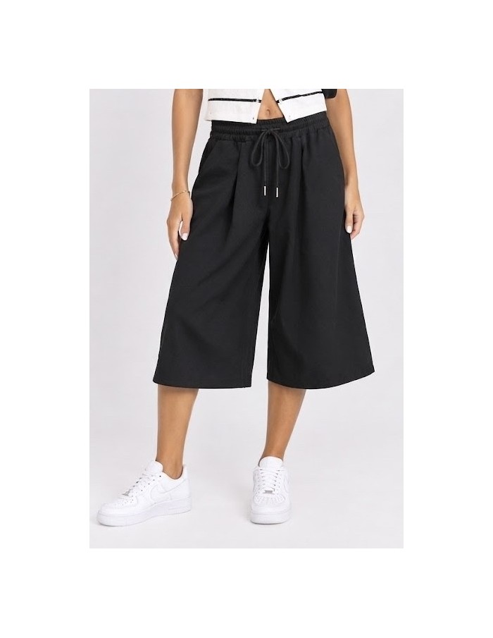 Pantacourt Jogging Noir Femme | Zerda