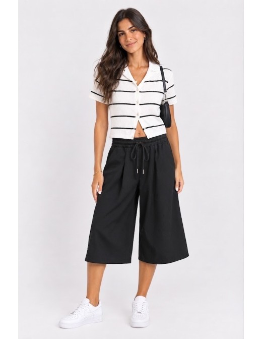 Pantacourt Jogging Noir Femme | Zerda 2