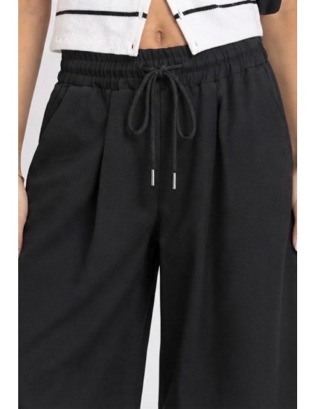Pantacourt Jogging Noir Femme | Zerda