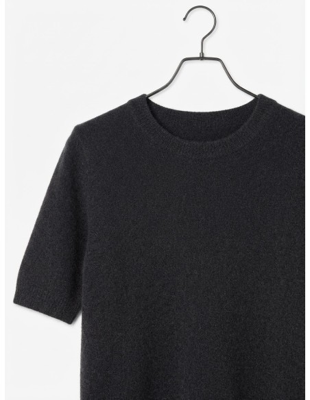 Pull Manches Courtes Noir Femme | Zerda