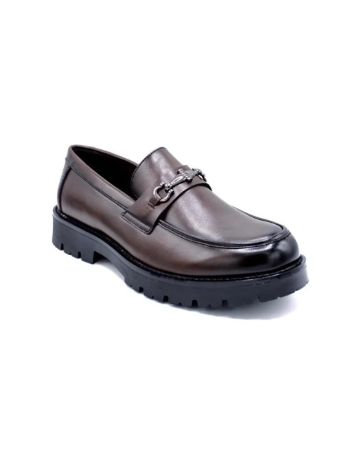 MOCASSIN MARRON MORS SEMELLE CRANTÉE - HOMME 2