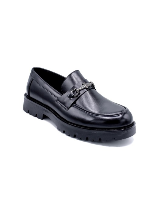 MOCASSIN NOIR MORS SEMELLE CRANTÉE - HOMME 2