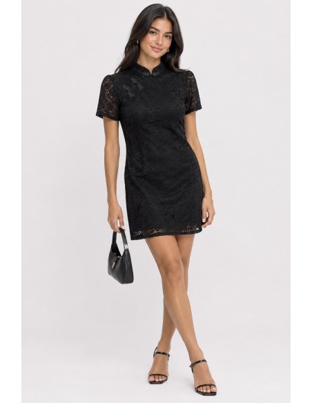 Robe Dentelle Noire Femme | Zerda