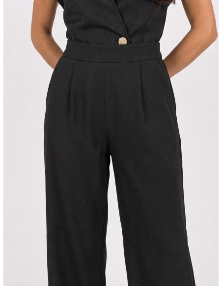 Ensemble Gilet Pantalon Noir Femme | Zerda