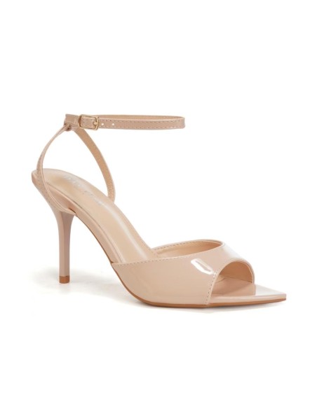 Sandale Vernie Nude Bride Cheville Femme | Zerda